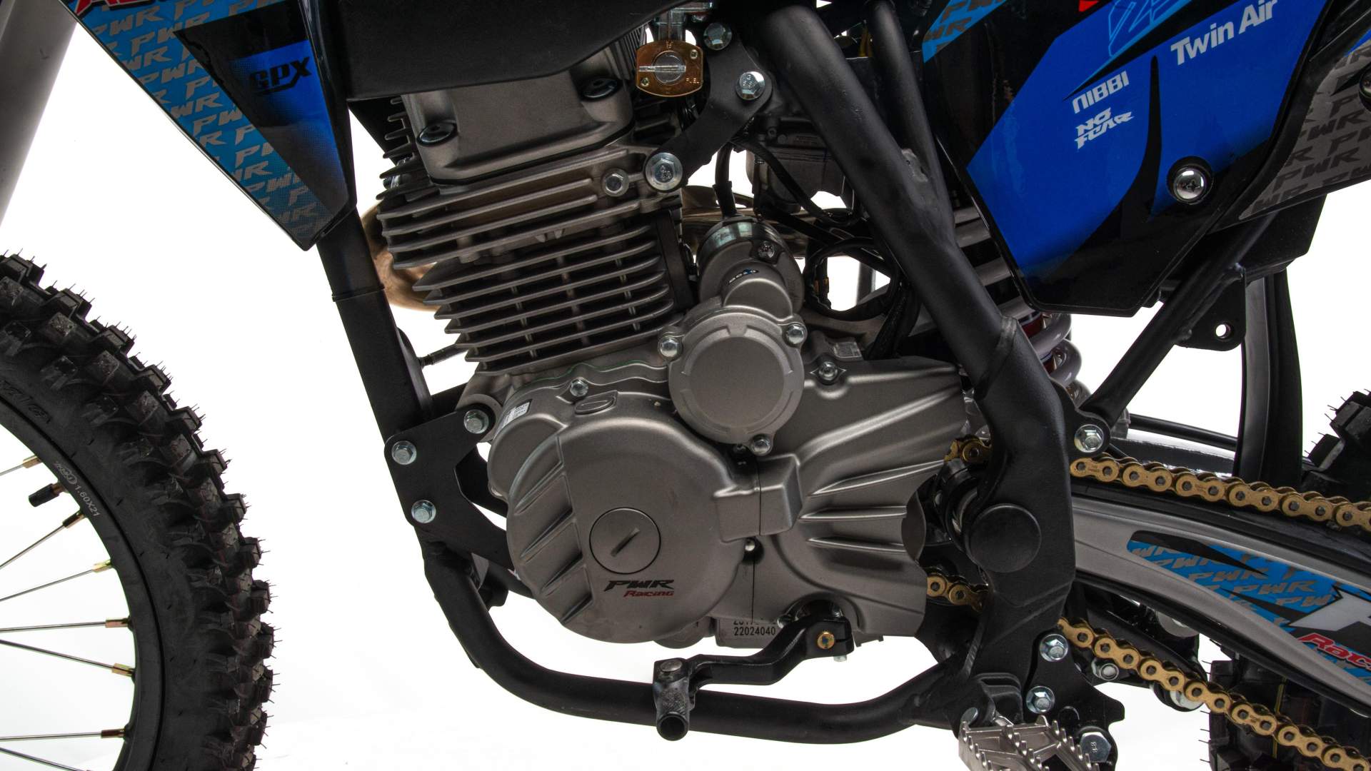 Мотоцикл Кросс PWR FZ250 (172FMM) (4V) (4-х клапанный) синий Мотоцикл Кросс PWR FZ250 (172FMM) (4V) (4-х клапанный) синий