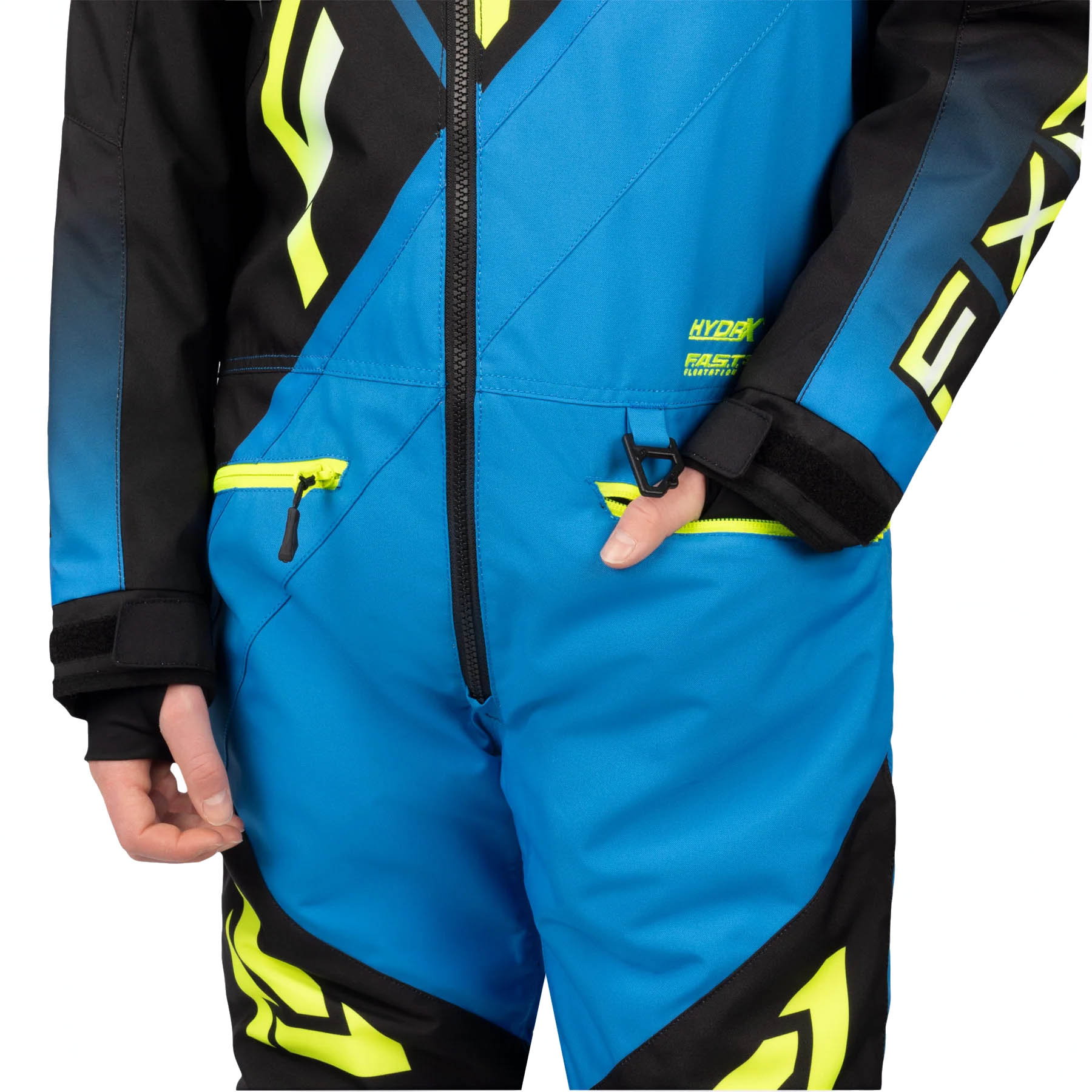 Комбинезон для снегохода (детский) FXR CX №6 blue-black (текстиль) (16Y) Комбинезон для снегохода (детский) FXR CX №6 blue-black (текстиль) (16Y)