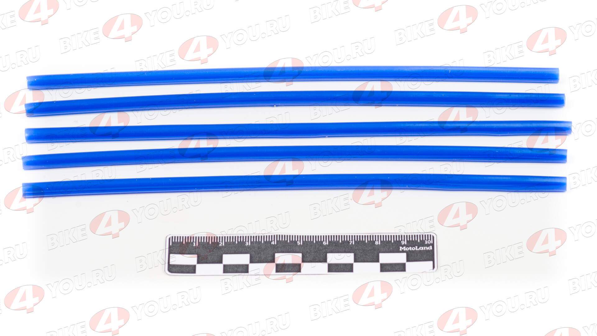 Трубки декоративные на спицы 10-21" (компл) синие Трубки декоративные на спицы 10-21" (компл) синие