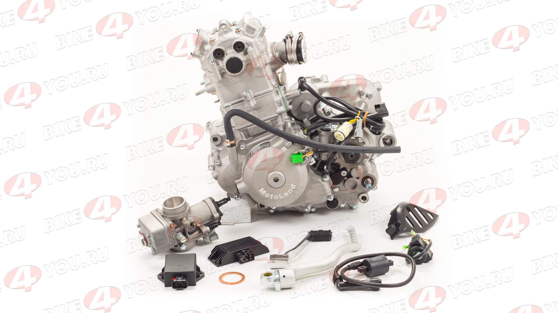 Двигатель 250см3 177MM NC250 (77x53,6) Zongshen 4 клапана/водянка, полный комплект Двигатель 250см3 177MM NC250 (77x53,6) Zongshen 4 клапана/водянка, полный комплект