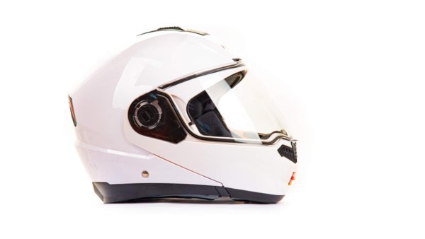 Шлем мото модуляр HIZER 623 (S) white (2 визора)