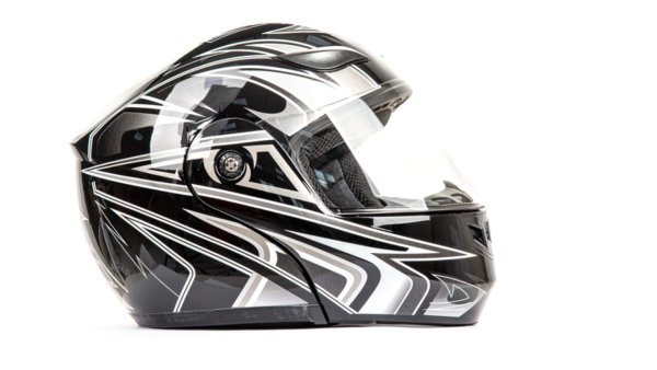 Шлем мото модуляр HIZER 620 #6 (S) black