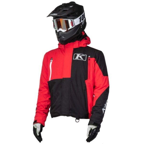 Куртка для снегохода KLIM KOMPOUND #1 black-red (текстиль) (M)