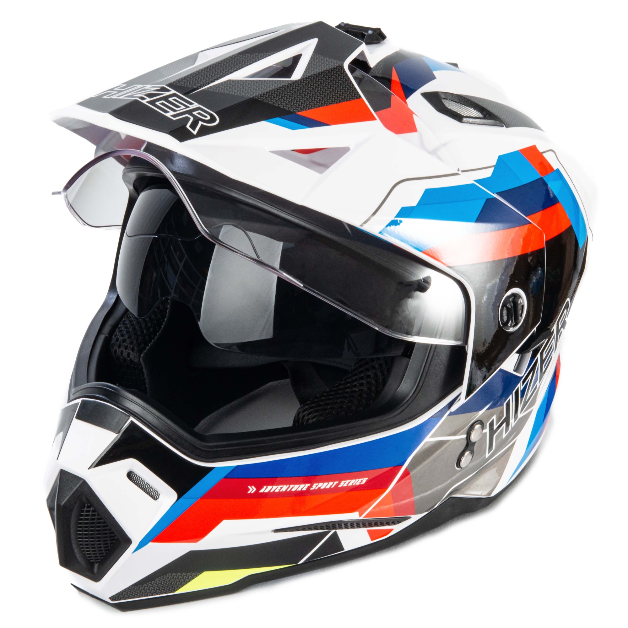 Шлем мото мотард HIZER J6802 №7 (XXL) ADVENTURE (2 визора) Шлем мото мотард HIZER J6802 №7 (XXL) ADVENTURE (2 визора)